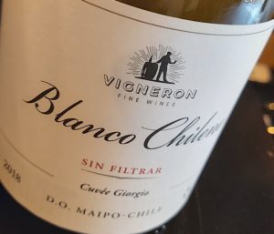 Vigneron Blanco Chileno Cuvée Giorgio 2018, Valle del Maipo