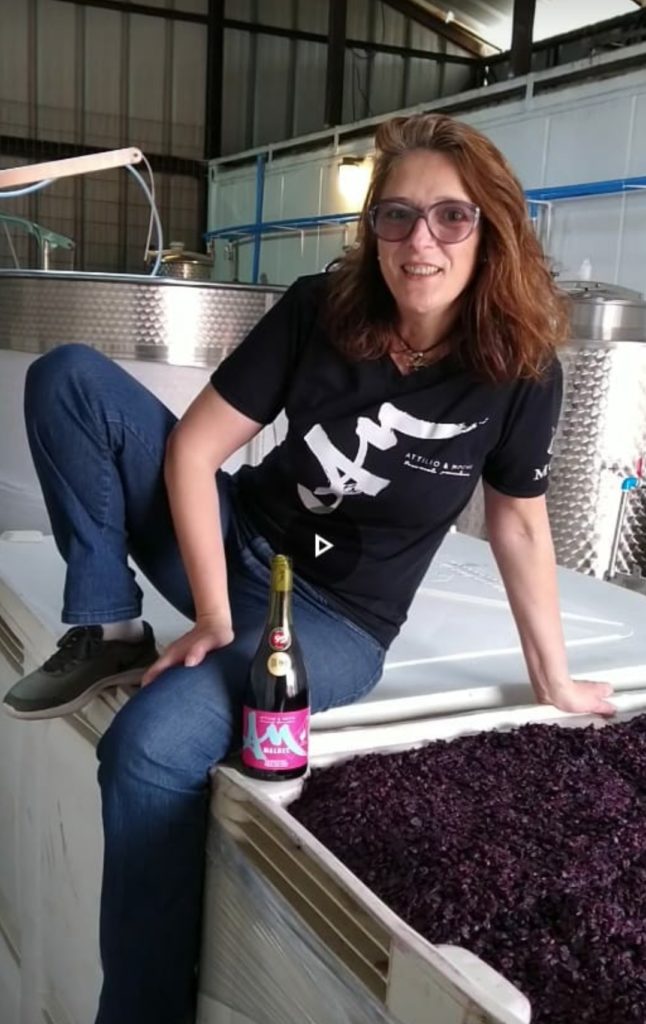 Angela Mochi, socia y winemaker de ttilio & Mochi.